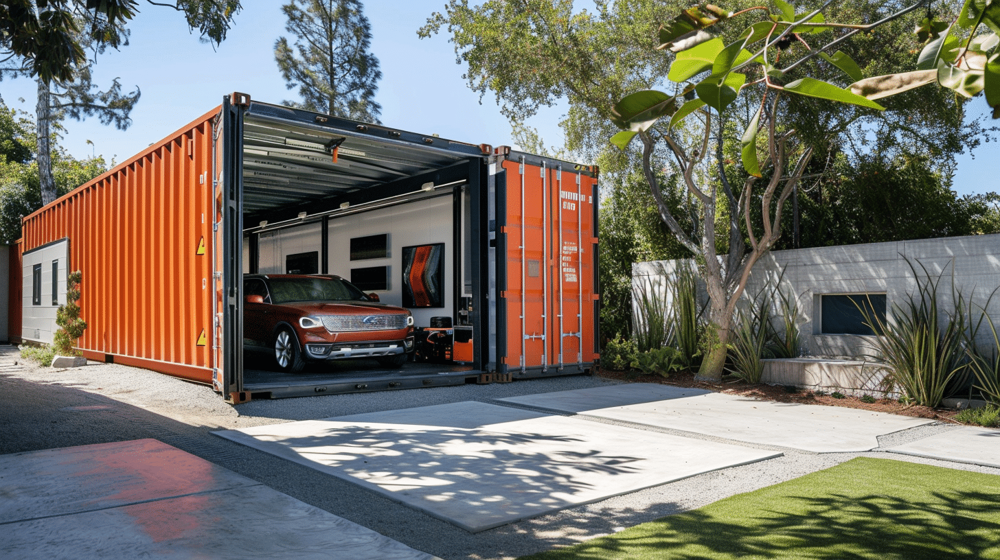 Shipping Container Garage