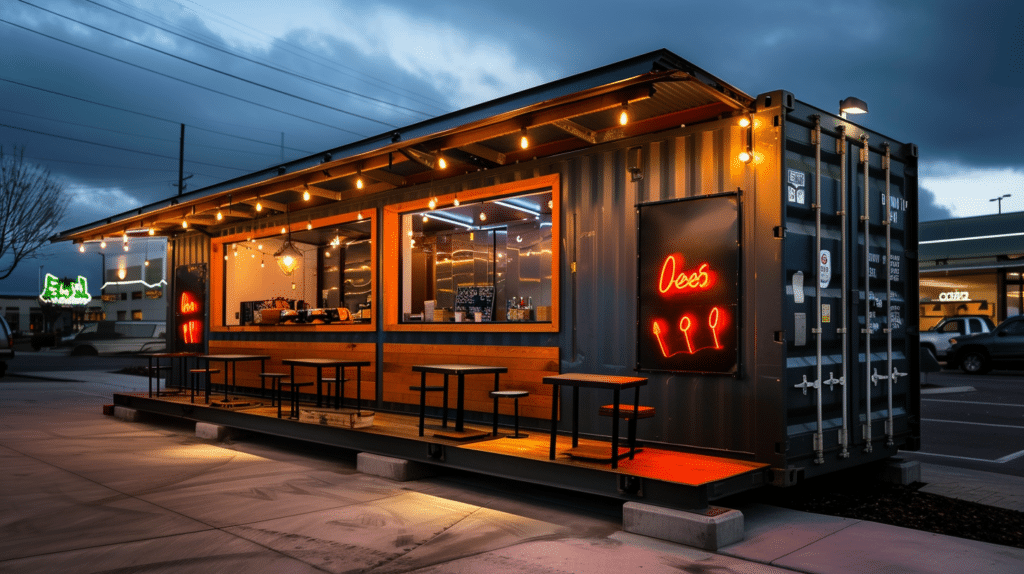 Shipping Container Restaurant